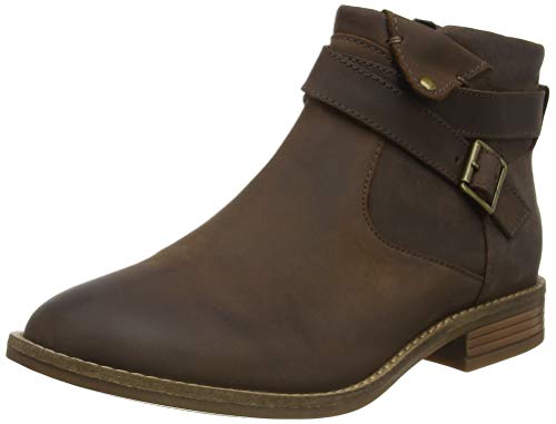 Clarks Camzin Dime, Botas Cortas al Tobillo Mujer, Lea marrón Oscuro, 40 EU