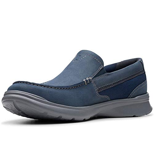 Clarks Cotrell Easy, Mocasines para Hombre, Azul (Navy Combi Navy Combi), 45 EU