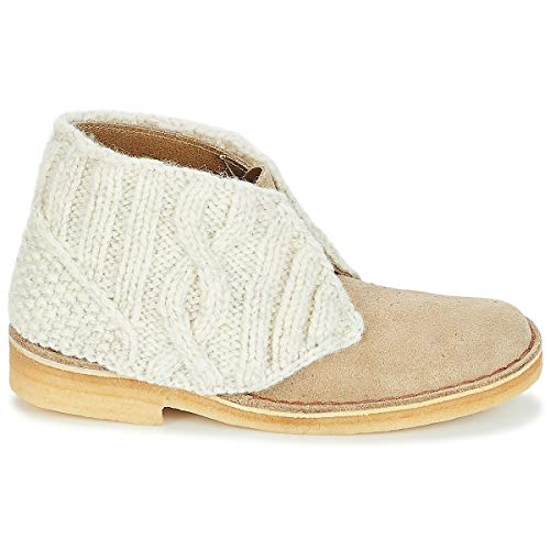 Clarks Desert Boot Botines/Low Boots Mujeres Arena/Combi - 39 1/2 - Botas De Caña Baja Shoes