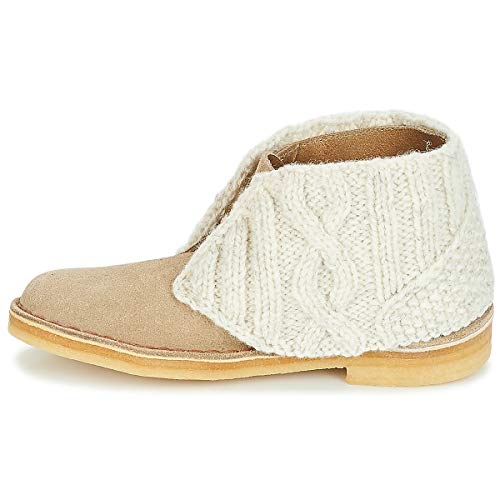 Clarks Desert Boot Botines/Low Boots Mujeres Arena/Combi - 39 1/2 - Botas De Caña Baja Shoes