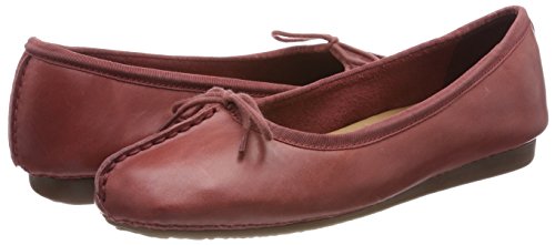 Clarks Freckle Ice, Bailarinas Mujer, Rojo (Brick), 37 EU