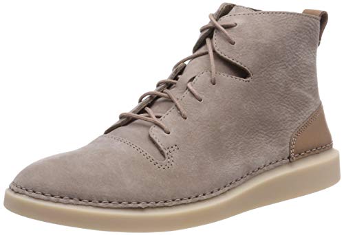 Clarks Hale Rise, Zapatillas Altas Mujer, Beige (Taupe Nubuck), 38 EU