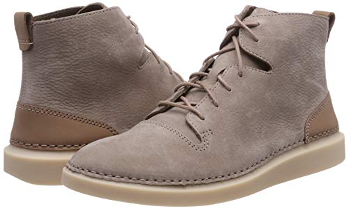 Clarks Hale Rise, Zapatillas Altas Mujer, Beige (Taupe Nubuck), 38 EU