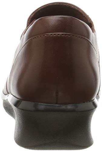 Clarks Hope Shine, Mocasn Mujer, marrón Caoba, 38 EU