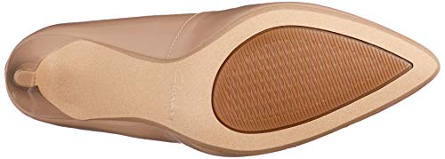 Clarks Laina RAE, Zapatos de Tacón Mujer, Beige (Nude Patent-), 41 EU