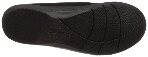 Clarks- Low-top para mujer, 7 UK / 41 (EU), Negro