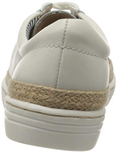 Clarks Marie Mist, Zapatos de Cordones Derby Mujer, Color Blanco, 42 EU