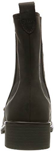 Clarks Orinoco Hot, Botas Estilo Motero Mujer, Marrón (Dark Brown Nub Dark Brown Nub), 38 EU