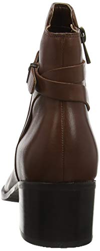 Clarks Poise Freya, Botines Mujer, Marrón (Mahogany Leather Mahogany Leather), 37.5 EU