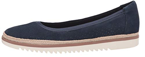 Clarks Serena Kellyn, Zapatos Tipo Ballet Mujer, Azul Marino, Ante, 37 EU