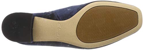 Clarks Sheer Flora, Botas Chelsea Mujer, Azul (Navy Navy), 39.5 EU