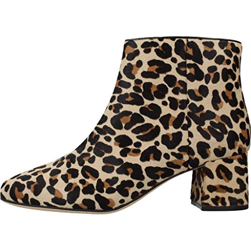 Clarks Sheer Flora, Botas Chelsea Mujer, Multicolor (Leopard Print Leopard Print), 37 EU