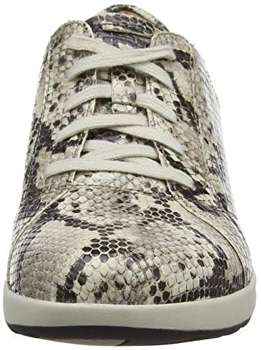 Clarks Un Adorn Lace, Zapatos de Cordones Derby Mujer, Multicolor (Natural Snake Natural Snake), 40 EU