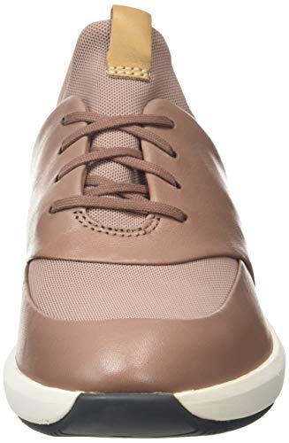 Clarks Un Rio Lace, Zapatillas, Azul (Dark Blush Combi Dark Blush Combi), 39 EU