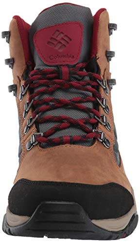 Columbia 100MW Mid Outdry, Botas de Senderismo Mujer, Marrón, Gris (Graphite, Beet), 37 EU