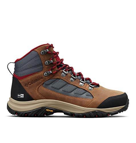 Columbia 100MW Mid Outdry, Botas de Senderismo Mujer, Marrón, Gris (Graphite, Beet), 37 EU