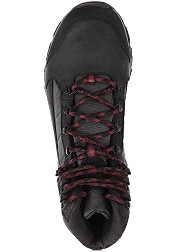 Columbia 100MW MID OutDry Botas de senderismo para hombre, Negro(Shark, Deep Rust), 43 EU