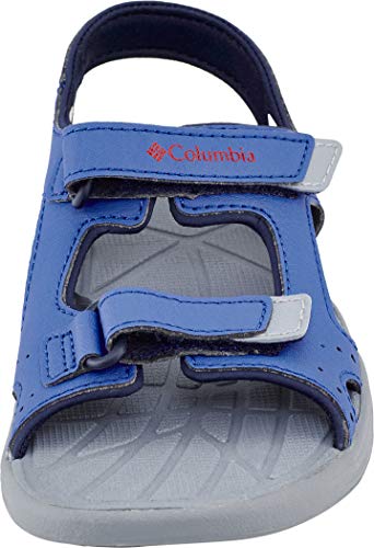 Columbia Childrens Techsun Vent, Sandalias Niños, Blue (Stormy Blue, Mountain Red 426), 30 EU