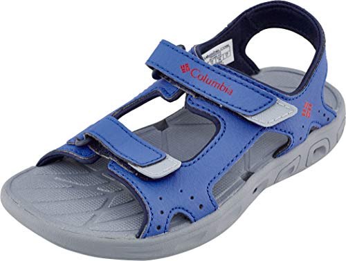 Columbia Childrens Techsun Vent, Sandalias Niños, Blue (Stormy Blue, Mountain Red 426), 30 EU