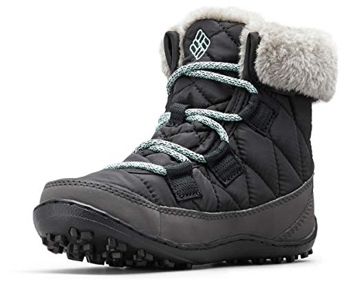 Columbia Minx Shorty Omni-Heat Botas de nieve impermeables para niña, Negro(Black Spray), 35 EU