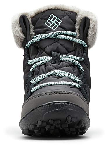 Columbia Minx Shorty Omni-Heat Botas de nieve impermeables para niña, Negro(Black Spray), 35 EU