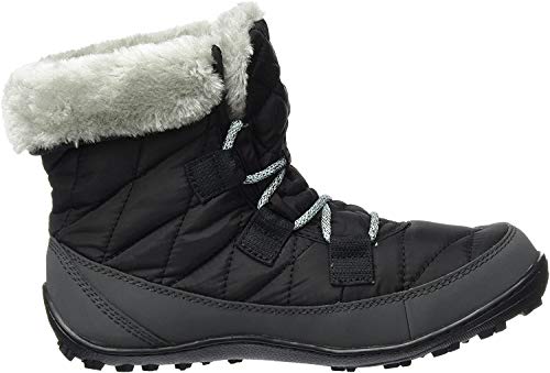 Columbia Minx Shorty Omni-Heat Botas de nieve impermeables para niña, Negro(Black Spray), 35 EU