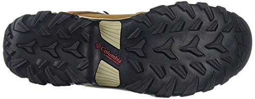 Columbia Newton Ridge Plus Ii - Tenis de senderismo impermeables para hombre, marr�n (Alce/Montaña Rojo), 48 EU