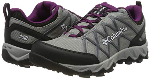 Columbia Peakfreak X2 Outdry, Zapatos de Senderismo, para Mujer, Monument, Wild Iris, 39 EU