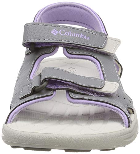 Columbia Techsun™ Vent, Sandalias Niñas, Gris (Tradewinds Grey, White Violet), 25 EU