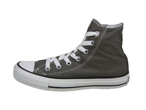 Converse AS Hi Can Charcoal 1J793 - Zapatillas de Deporte de Lona Unisex, Color Gris, Talla 36