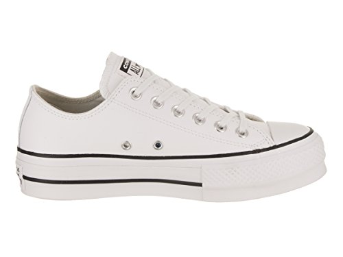 Converse Chuck Taylor CTAS Lift Clean Ox, Zapatillas Mujer, Blanco (White/Black/White 102), 36.5 EU