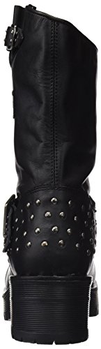 Coronel Tapiocca Tachuelas, Botas Biker Mujer, Negro (Black), 38 EU