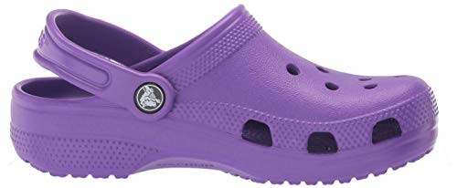 Crocs Classic Clog Zuecos Unisex Adulto Morado (Neon Purple 518) 37-38