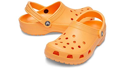 Crocs Classic versch. Farben, Zueco. Unisex Adulto, Naranja Cantaloupe, 49/50 EU