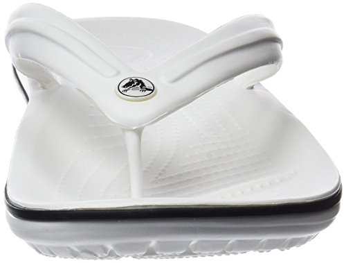 Crocs Crocband Flip, Unisex Adulto, White, 45/46 EU