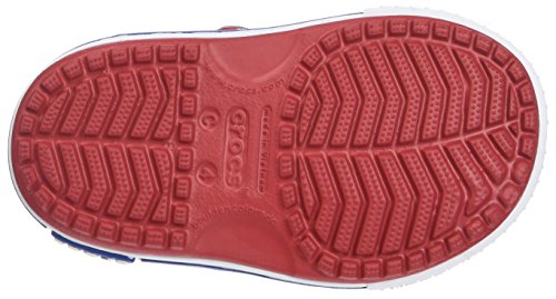 Crocs Crocband II Sandal PS K, Sandalias Unisex Niños, Rojo (Pepper/Blue Jean), 24/25 EU