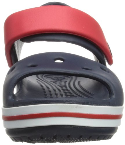 Crocs Crocband Sandal Kids, Sandalias Unisex Niños, Azul (Navy/Red), 33/34 EU