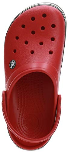 Crocs Crocband U, Zuecos Unisex Adulto, Rojo (Pepper), 43-44 EU