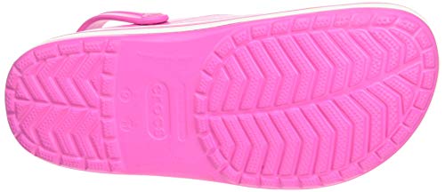 Crocs Crocband, Zuecos Unisex Adulto, Rosa (Electric Pink/White 6qr), 41/42 EU