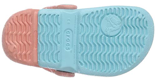 Crocs Electro Kids, Zuecos Unisex Niños, Azul (Ice Blue/Melon), 29/30 EU