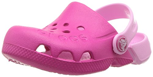 Crocs Electro, Zuecos Unisex Niños, Rosa (Candy Pink/Carnation), 25/26 EU