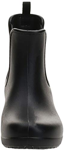 Crocs Freesail Chelsea Boot Women, Mujer Bota, Negro (Black/Black), 36-37 EU