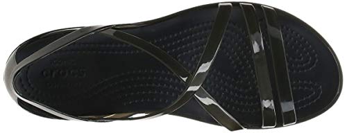 crocs Isabella Strappy Sandal W, Sandalias con Punta Abierta para Mujer, Negro (Black 001), 37/38 EU