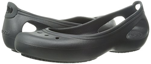 Crocs Kadee Work, Mujer Zapato plano, Negro (Black), 38-39 EU