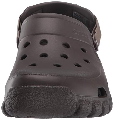 Crocs Offroad Sport - Zuecos de sintético para hombre, Marrone (Espresso/Walnut), 46-47