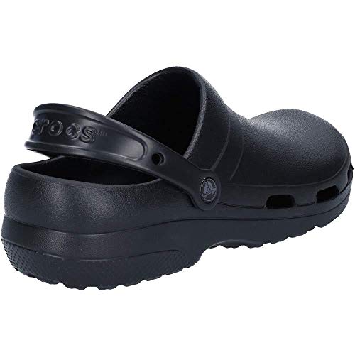 Crocs Specialist II Vent Clog, Zuecos Unisex Adulto, Negro (Black 001), 43/44 EU