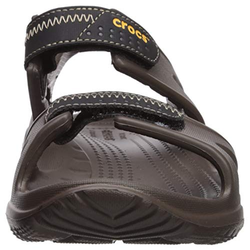 Crocs Swiftwater River Sandal M, Sandalias para Hombre, Marrón (Espresso/Black), 39/40 EU