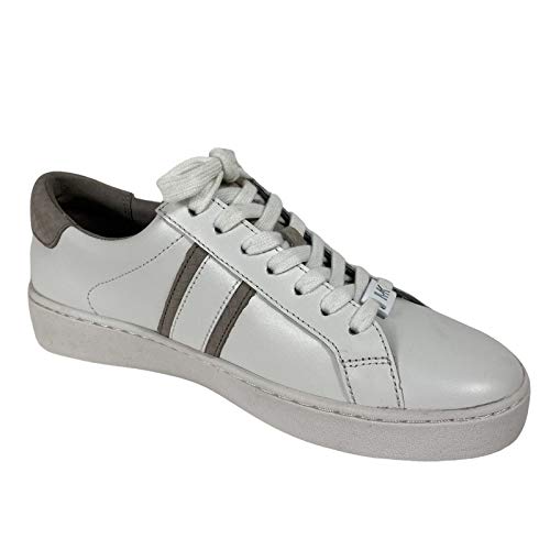 D18 Sneakers Donna MICHAEL KORS White Leather Shoes Women [35.5]