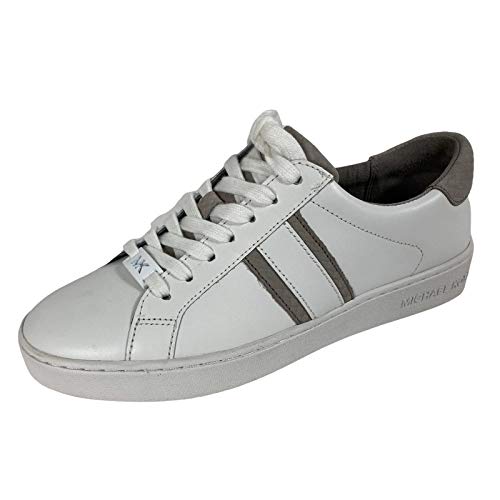 D18 Sneakers Donna MICHAEL KORS White Leather Shoes Women [35.5]