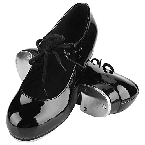 DAUERHAFT Zapatos de Baile para Mujer, cómodos de Llevar, Transpirables, Zapatos de Baile con Pasos, de Moda y clásicos, Talla 34 35 36 37 38, para Bailar(Black, 35)